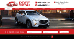 Desktop Screenshot of poffmotors.com